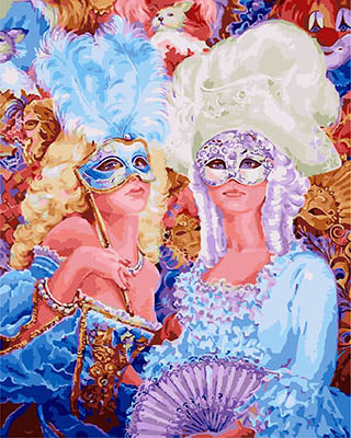 Porträt Malen nach Zahlen GX28297