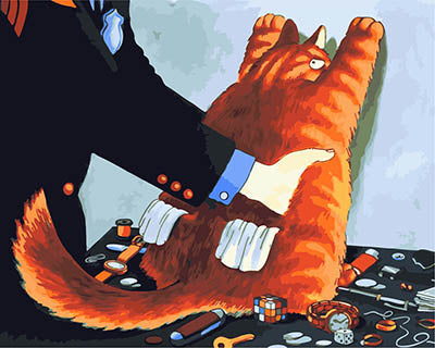 Cartoon Malen nach Zahlen GX28306