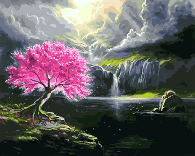 Blume Malen nach Zahlen GX28337