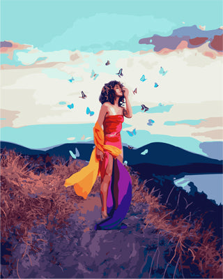 Porträt Malen nach Zahlen GX28341