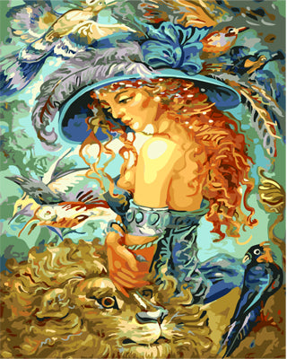 Abstrakt Malen nach Zahlen GX28351