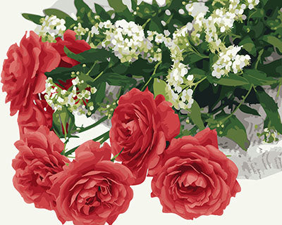 Blume Malen nach Zahlen GX28357