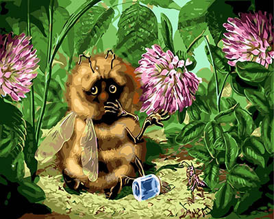 Cartoon Malen nach Zahlen GX28412