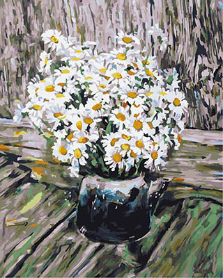 Blume Malen nach Zahlen GX28423