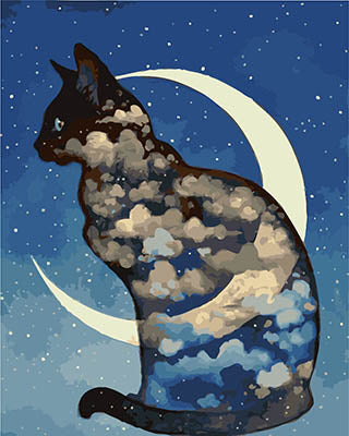 Hund & Katze Malen nach Zahlen GX28430