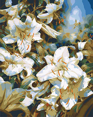 Blume Malen nach Zahlen GX28435