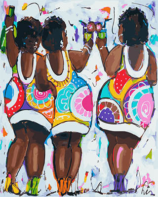 Porträt Malen nach Zahlen GX28446