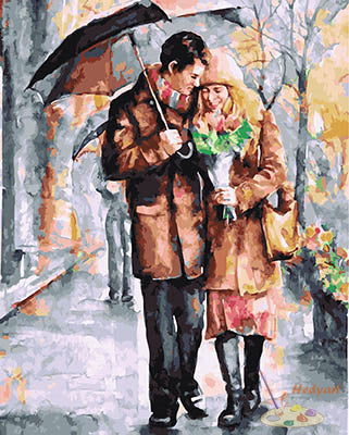 Liebe Malen nach Zahlen GX28454