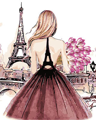 Porträt Malen nach Zahlen GX28459