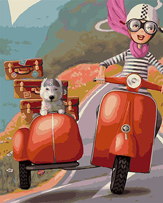 Cartoon Malen nach Zahlen GX28468