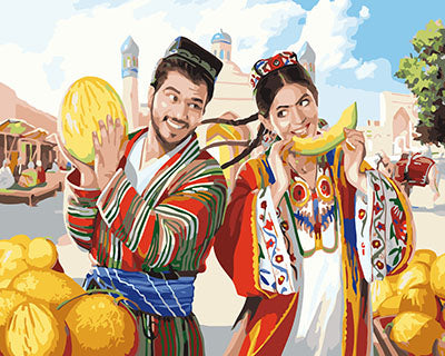 Porträt Malen nach Zahlen GX28511