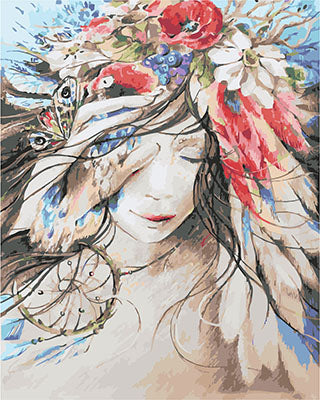 Porträt Malen nach Zahlen GX28519