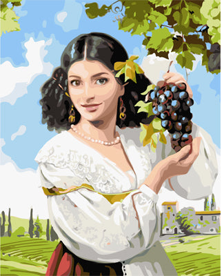 Porträt Malen nach Zahlen GX28540