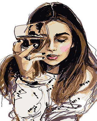 Porträt Malen nach Zahlen GX28547