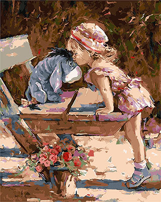 Porträt Malen nach Zahlen GX28548