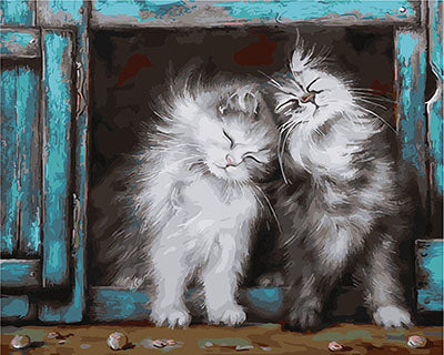 Hund & Katze Malen nach Zahlen GX28552