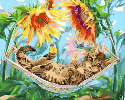 Hund & Katze Malen nach Zahlen GX28565