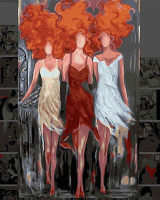 Porträt Malen nach Zahlen GX28578