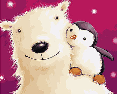 Cartoon Malen nach Zahlen GX28597