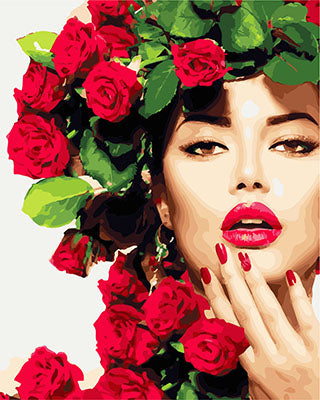 Porträt Malen nach Zahlen GX28605