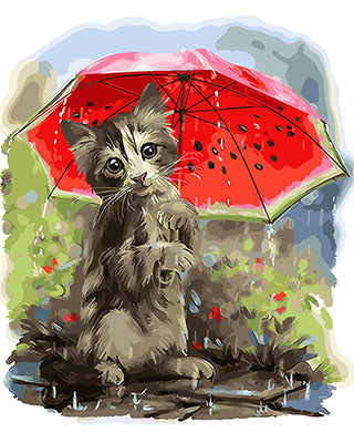 Hund & Katze Malen nach Zahlen GX28624