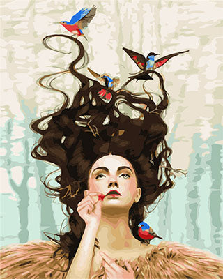 Porträt Malen nach Zahlen GX28636