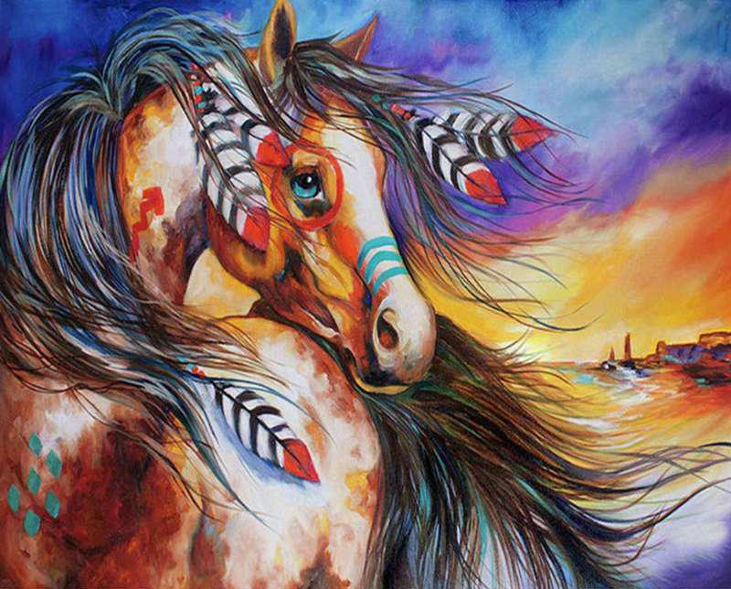 Tier Malen nach Zahlen For Adult GX2868