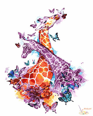 Tier Malen nach Zahlen GX28712