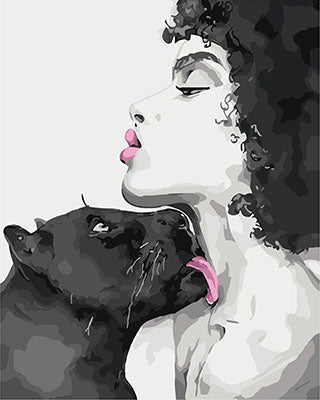 Porträt Malen nach Zahlen GX28725