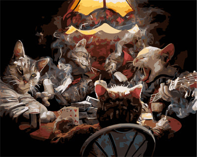 Hund & Katze Malen nach Zahlen GX28744