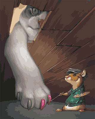 Cartoon Malen nach Zahlen GX28752