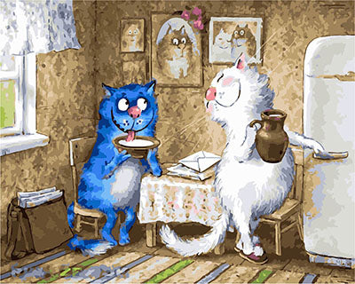 Cartoon Malen nach Zahlen GX28756