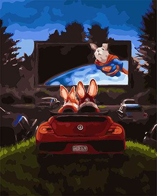 Cartoon Malen nach Zahlen GX28770