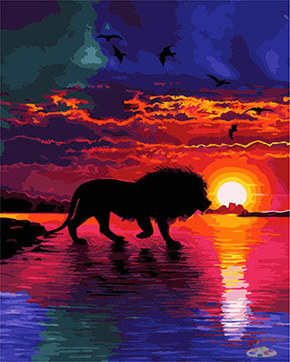 Tier Malen nach Zahlen GX28772