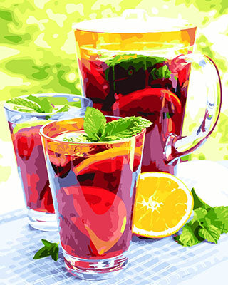 Stillleben Malen nach Zahlen GX28794