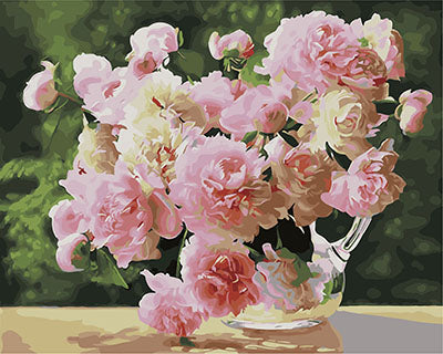 Blume Malen nach Zahlen GX28834