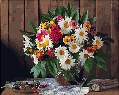 Blume Malen nach Zahlen GX28877