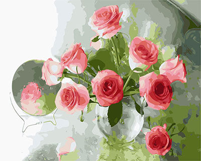 Blume Malen nach Zahlen GX28904