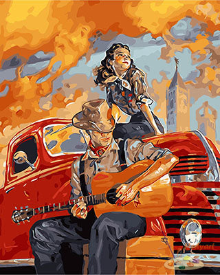 Moment Malen nach Zahlen GX28909