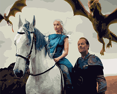 Porträt Malen nach Zahlen GX28942