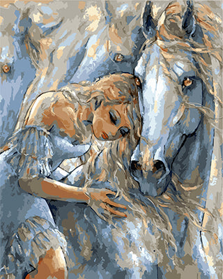 Porträt Malen nach Zahlen GX28945