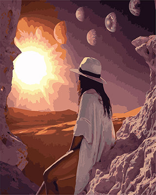 Porträt Malen nach Zahlen GX28950