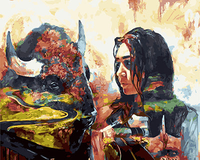 Porträt Malen nach Zahlen GX28977