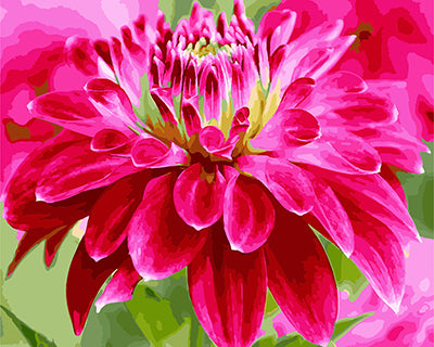 Blume Malen nach Zahlen GX28980