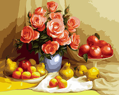 Blume Malen nach Zahlen GX28990