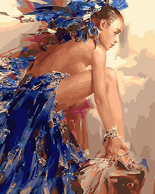 Porträt Malen nach Zahlen GX29008