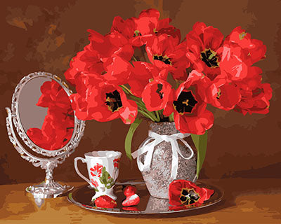 Blume Malen nach Zahlen GX29018