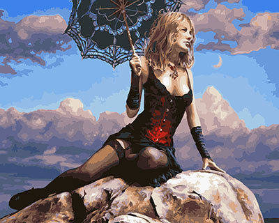 Porträt Malen nach Zahlen GX29022