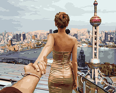 Porträt Malen nach Zahlen GX29029