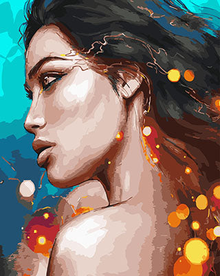 Porträt Malen nach Zahlen GX29040